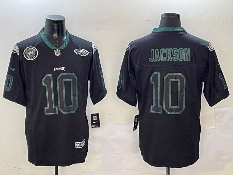 Men Philadelphia Eagles #10 Jackson Black Classic 2025 Nike Limited NFL Jersey style 6->philadelphia eagles->NFL Jersey